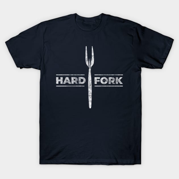 Hard Fork T-Shirt by lvrdesign